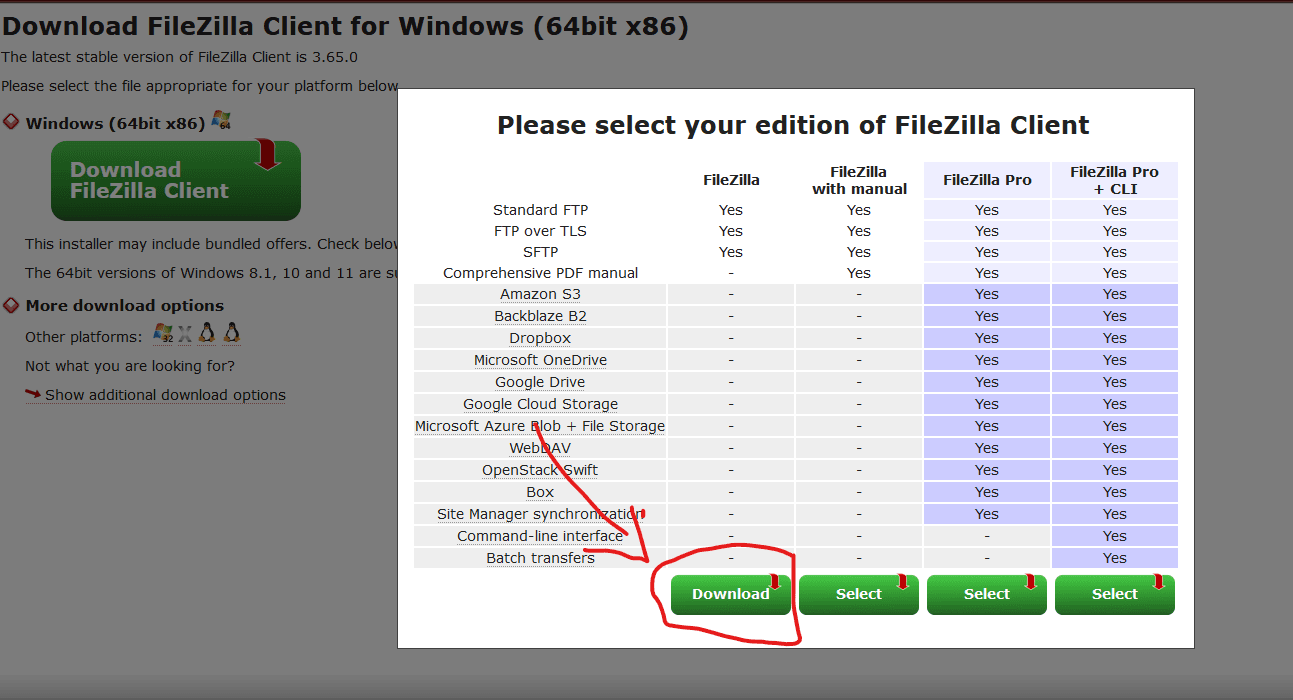 Unduh FileZilla