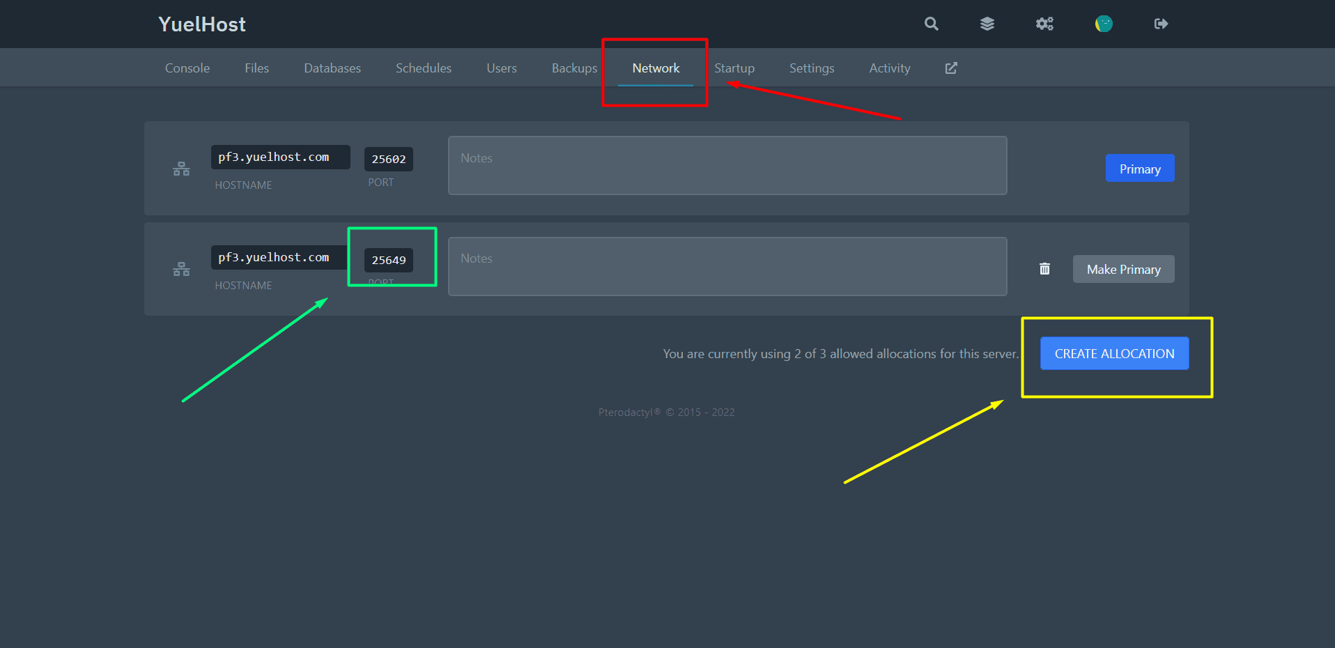 Membuat Allocation