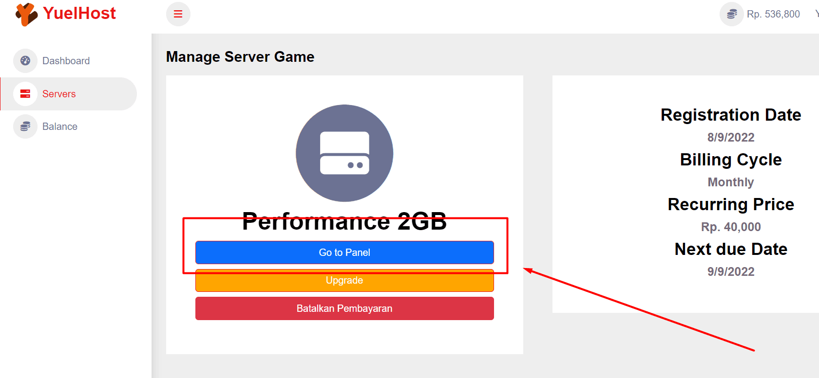 Manage Server